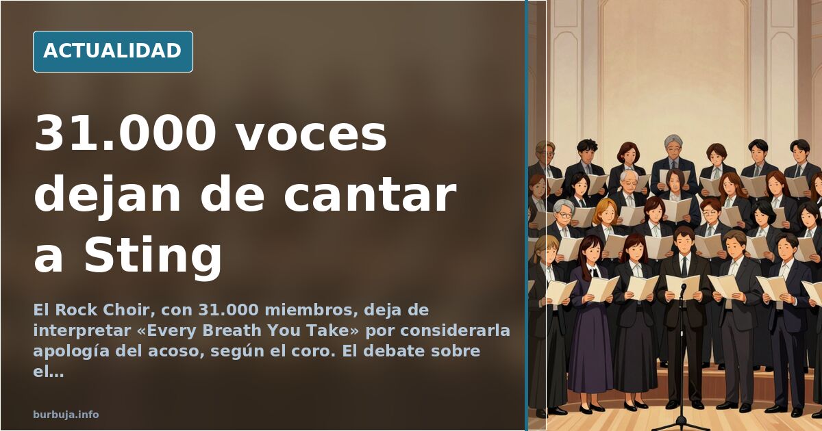 Rock Choir deja de cantar «Every Breath You Take»
