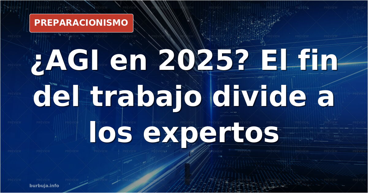 Representación abstracta de inteligencia artificial general y el fin del trabajo