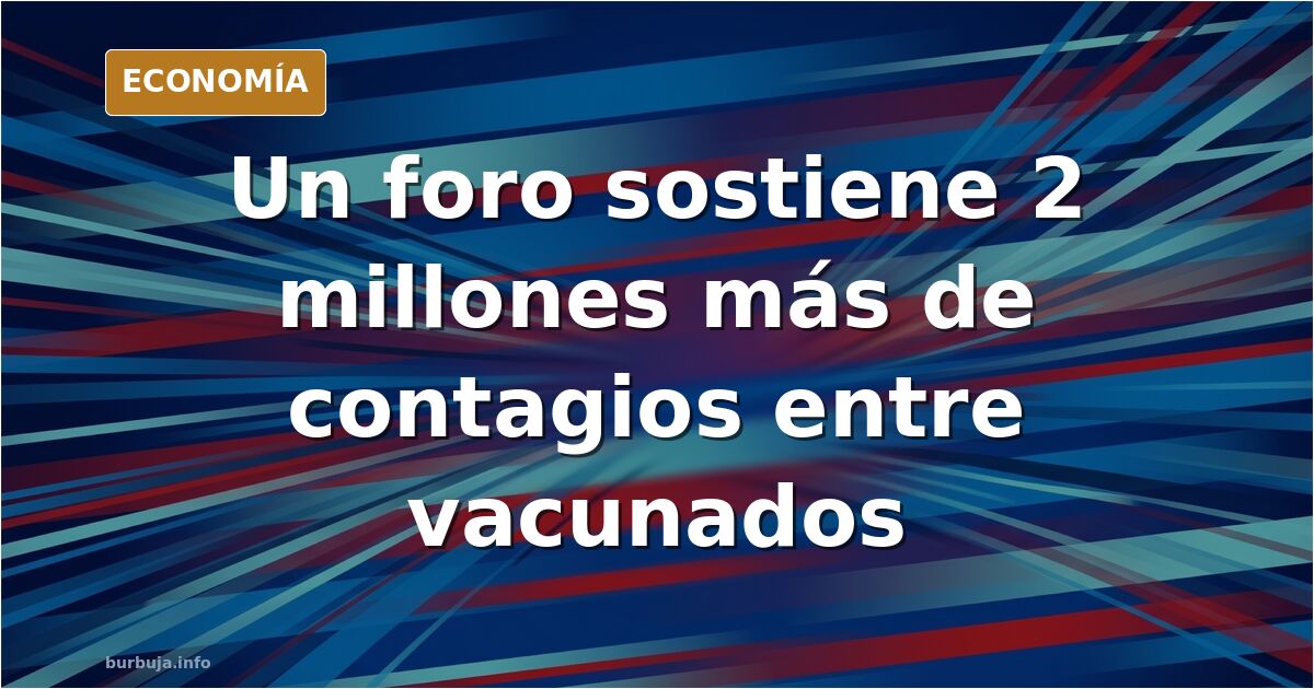 Ilustración editorial de una jeringuilla sobre un gráfico de barras que muestra más contagios entre vacunados que entre no va