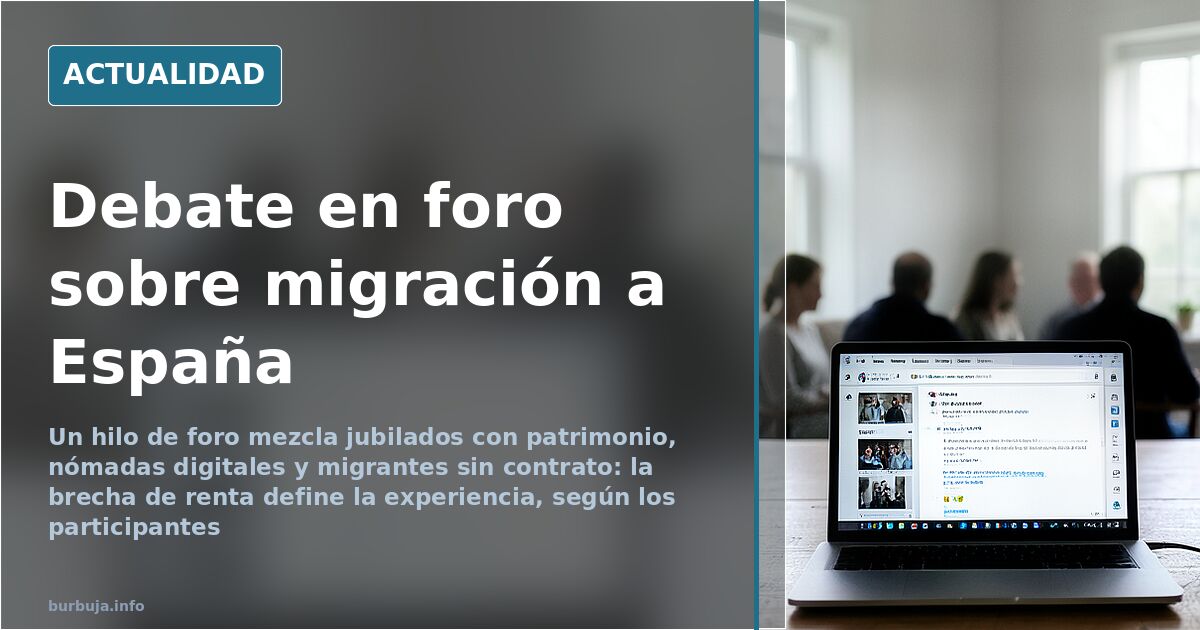Foro debate sobre la migración hacia España