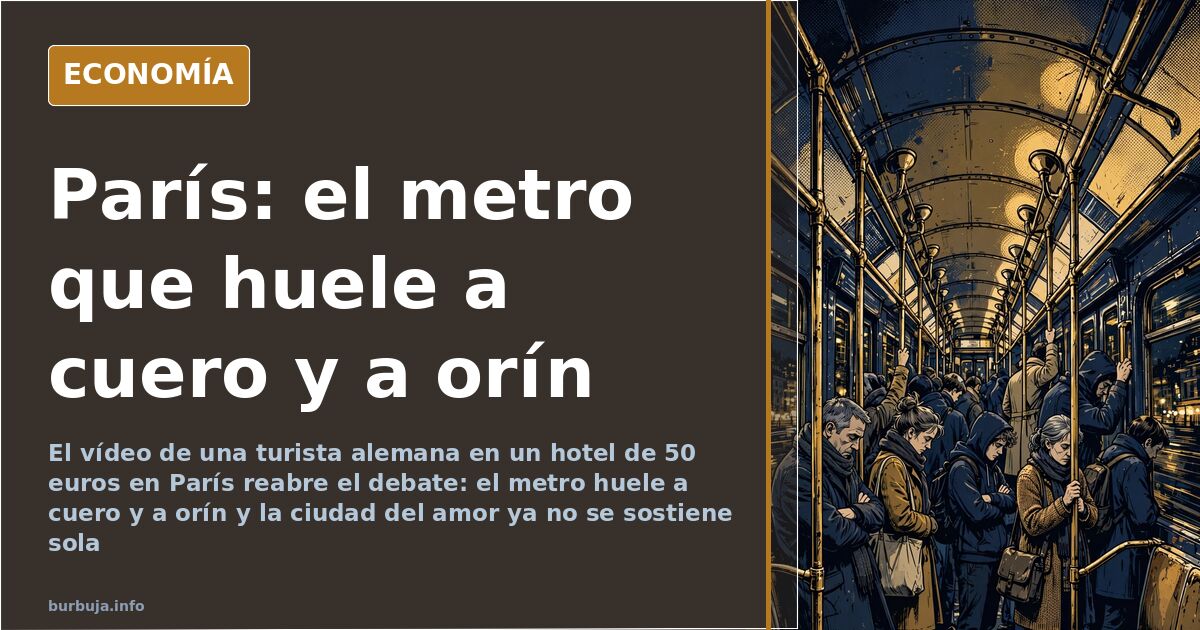 París, la ciudad de la luz que huele a cuero y a orín