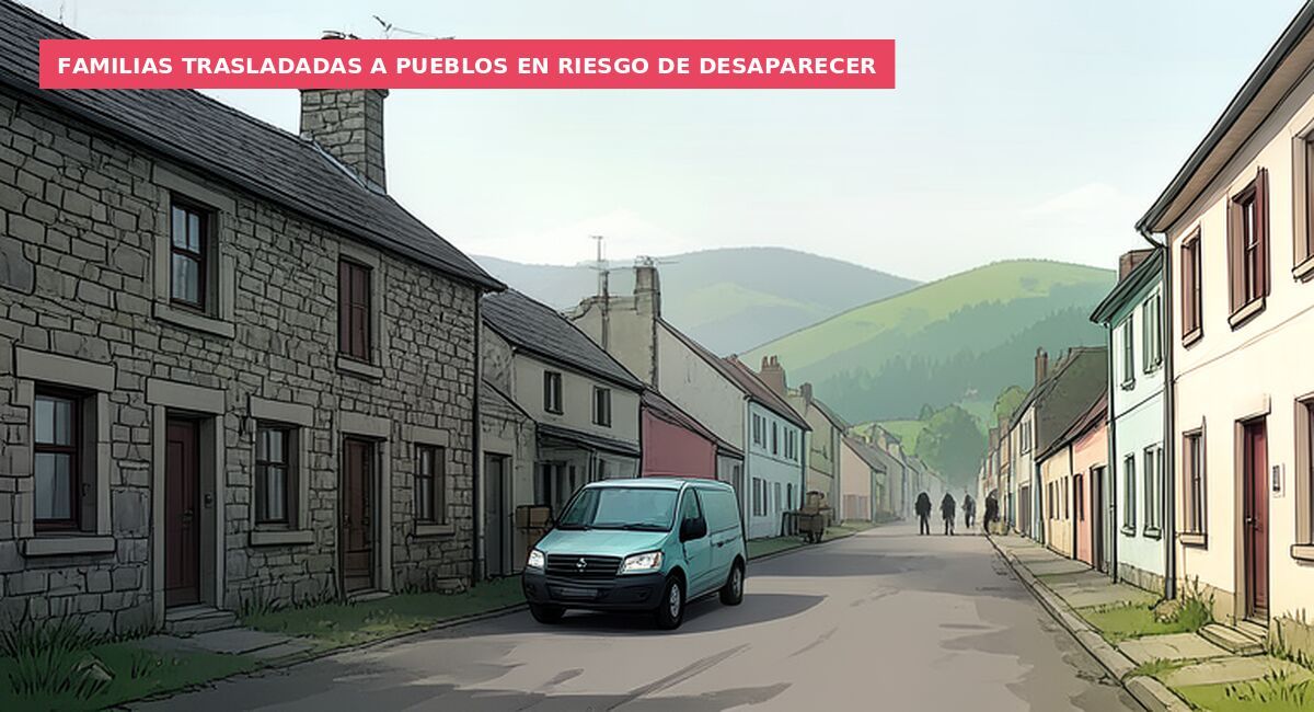 Familias trasladadas a pueblos en riesgo de desaparecer