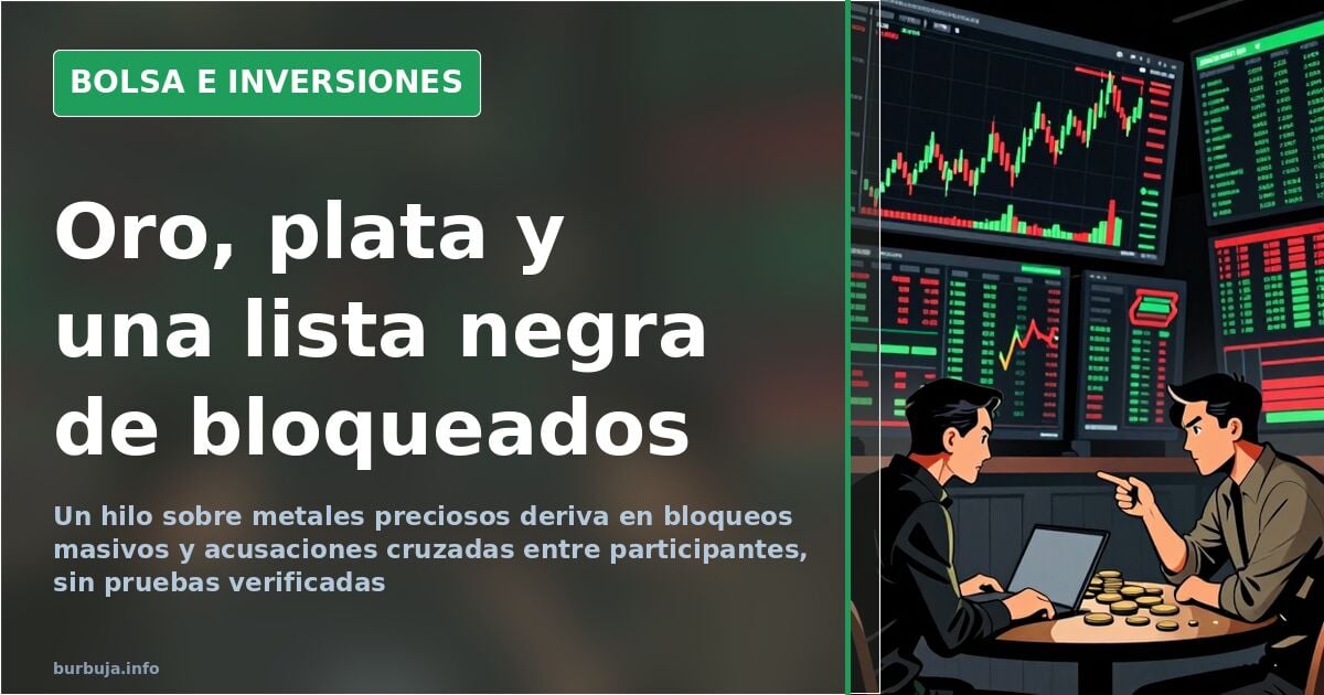 Precious metals forum devolves into bans and accusations