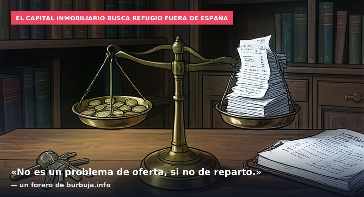 El capital inmobiliario busca refugio fuera de España: «No es un problema de oferta, si no de reparto.» — un forero de burbuja.info