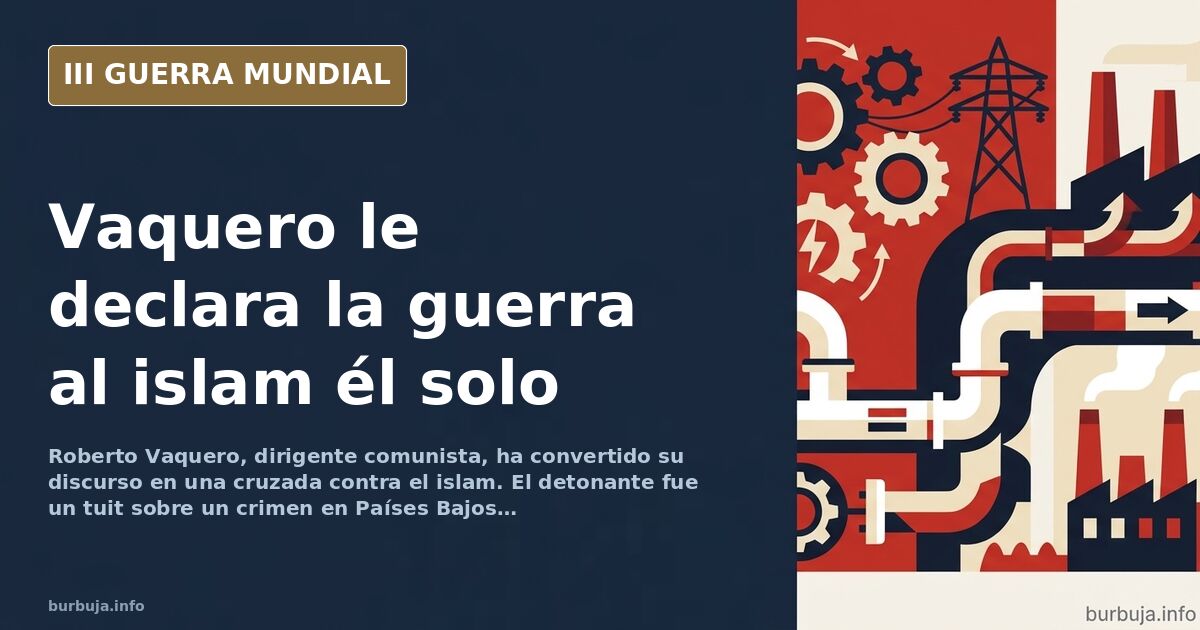 Silueta de un líder político ante un mapa de Europa con rutas migratorias y humo en el horizonte