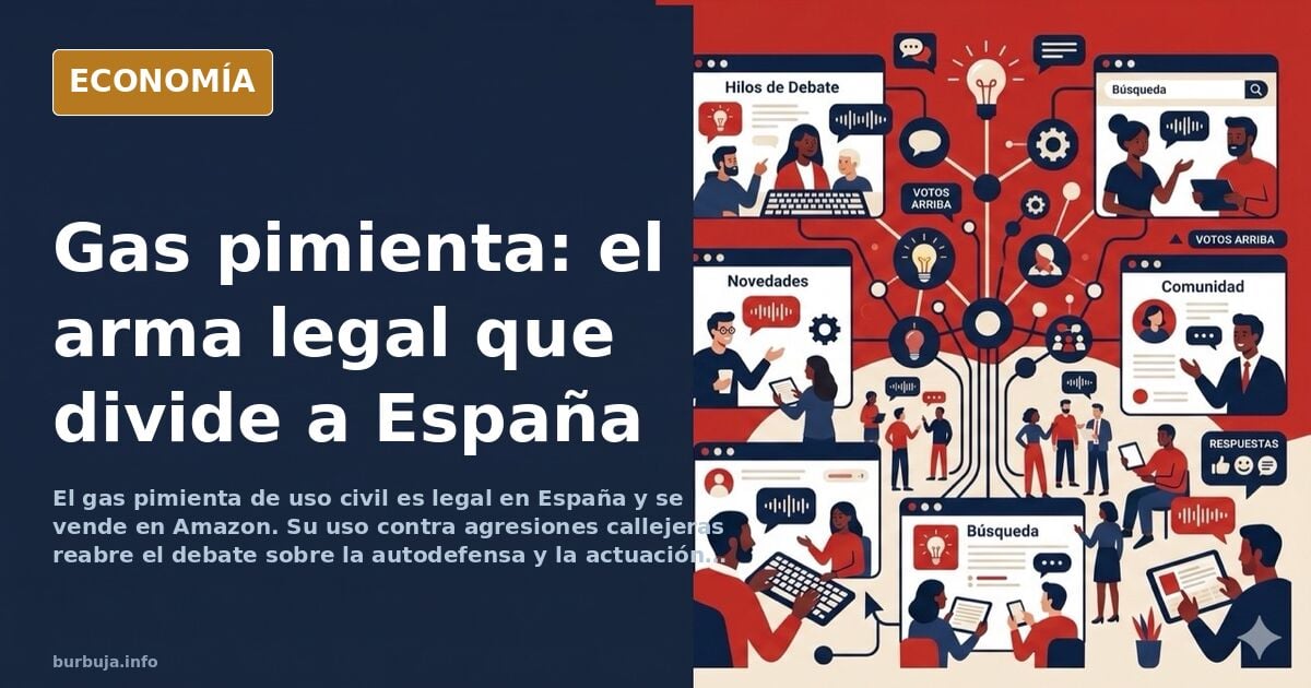 El gas pimienta contra agresiones reabre el debate sobre la autodefensa