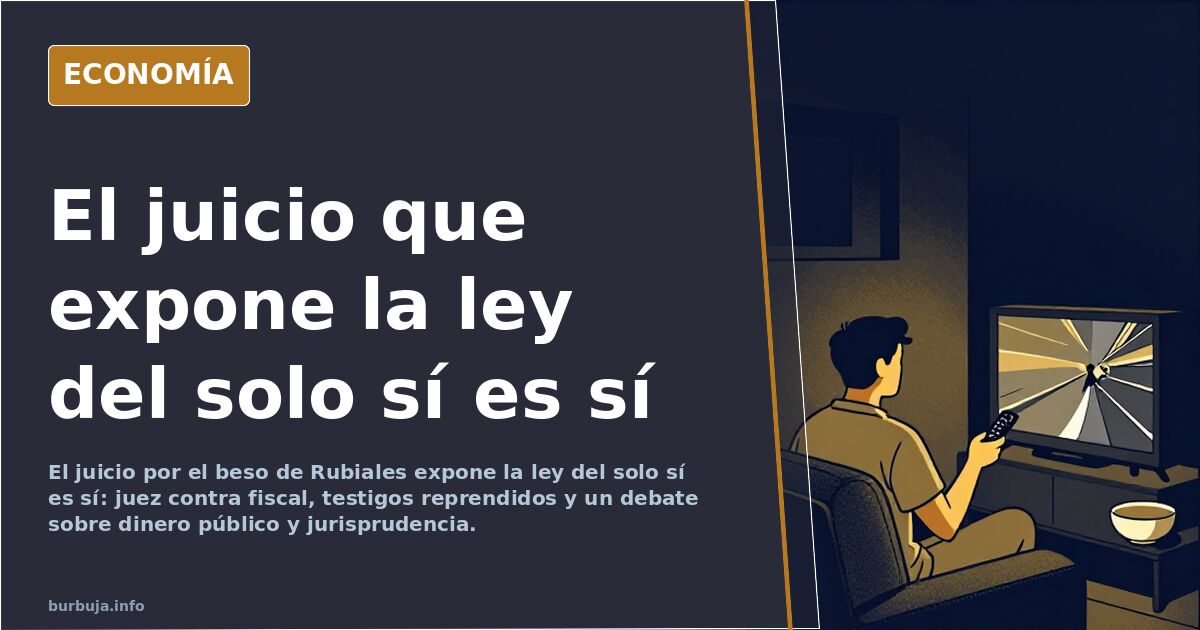 El juicio del beso de Rubiales que nadie quiere debatir