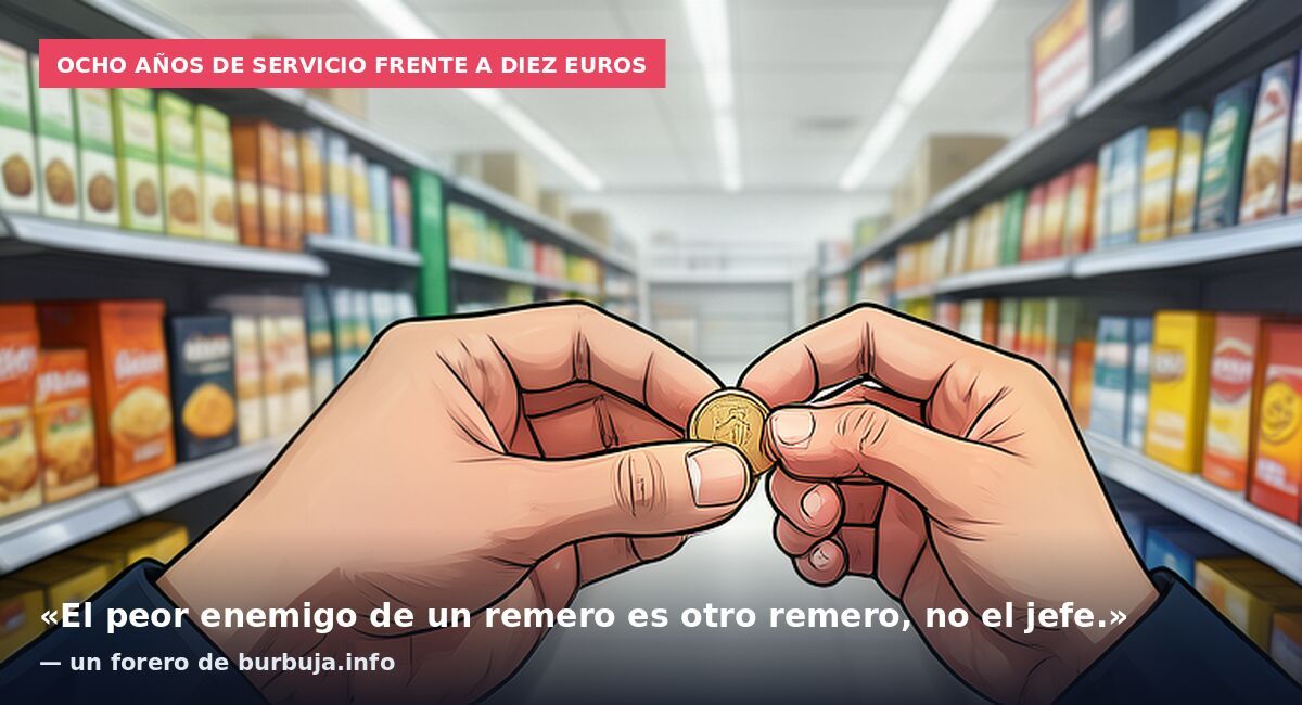 Ocho años de servicio frente a diez euros: «El peor enemigo de un remero es otro remero, no el jefe.» — un forero de burbuja.info