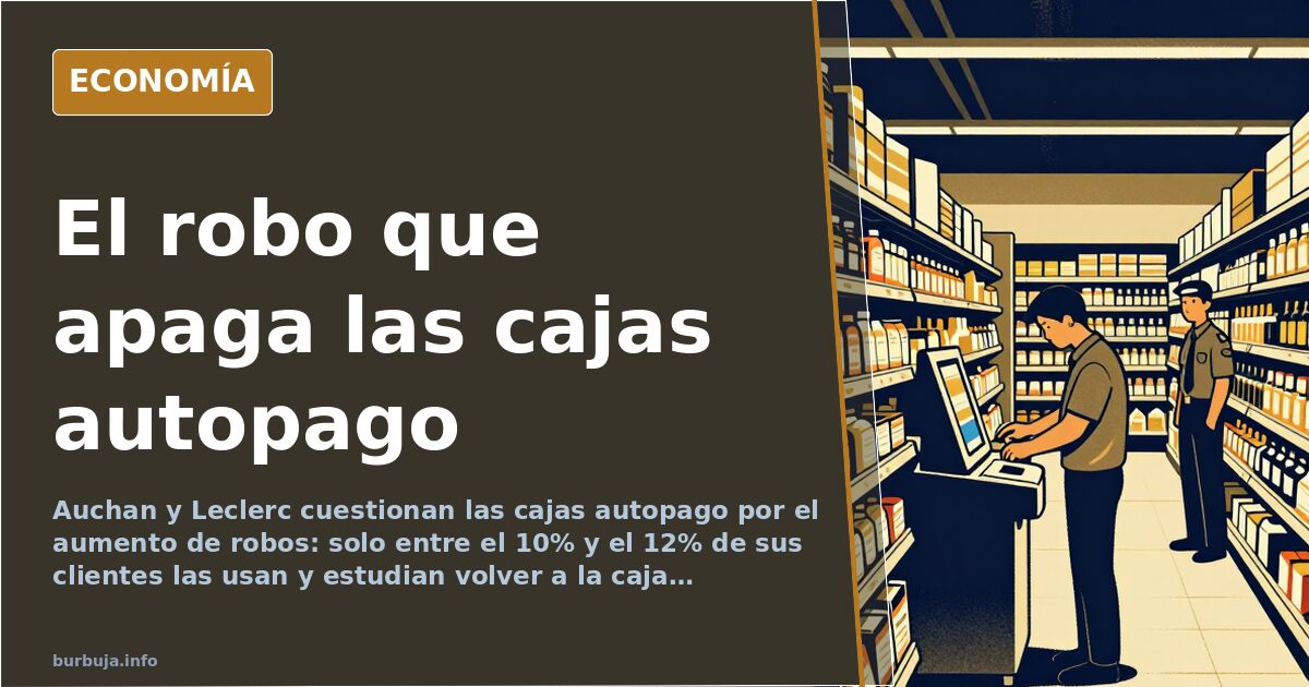 Auchan and Leclerc consider removing self-checkout due to theft