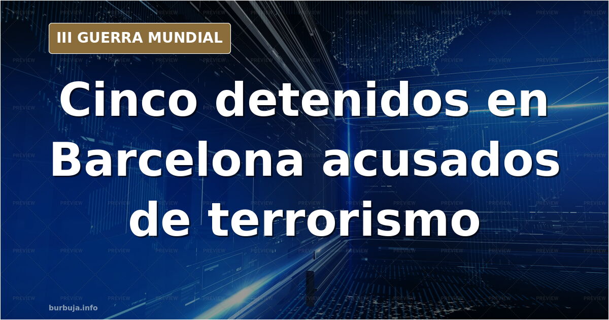 Silueta de un agente de policía frente a un mapa de Europa con puntos de acciones atribuidas a prorrusos