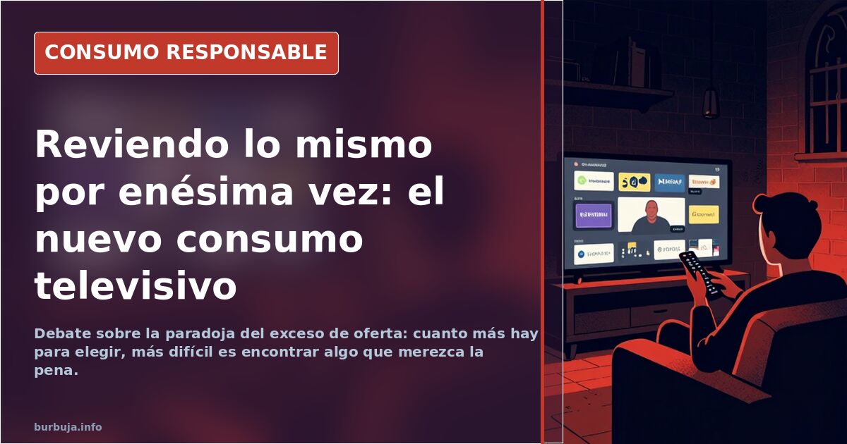 Persona con mando a distancia frente a un catálogo infinito de series sin saber qué ver