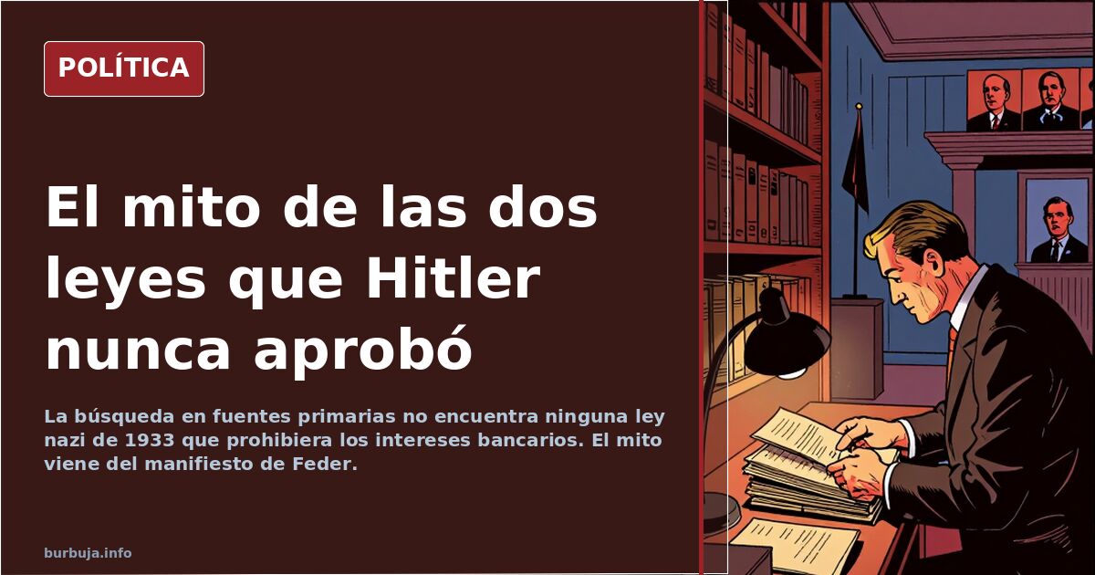 Hitler Never Banned Interest: The Myth of Early Nazi Laws
