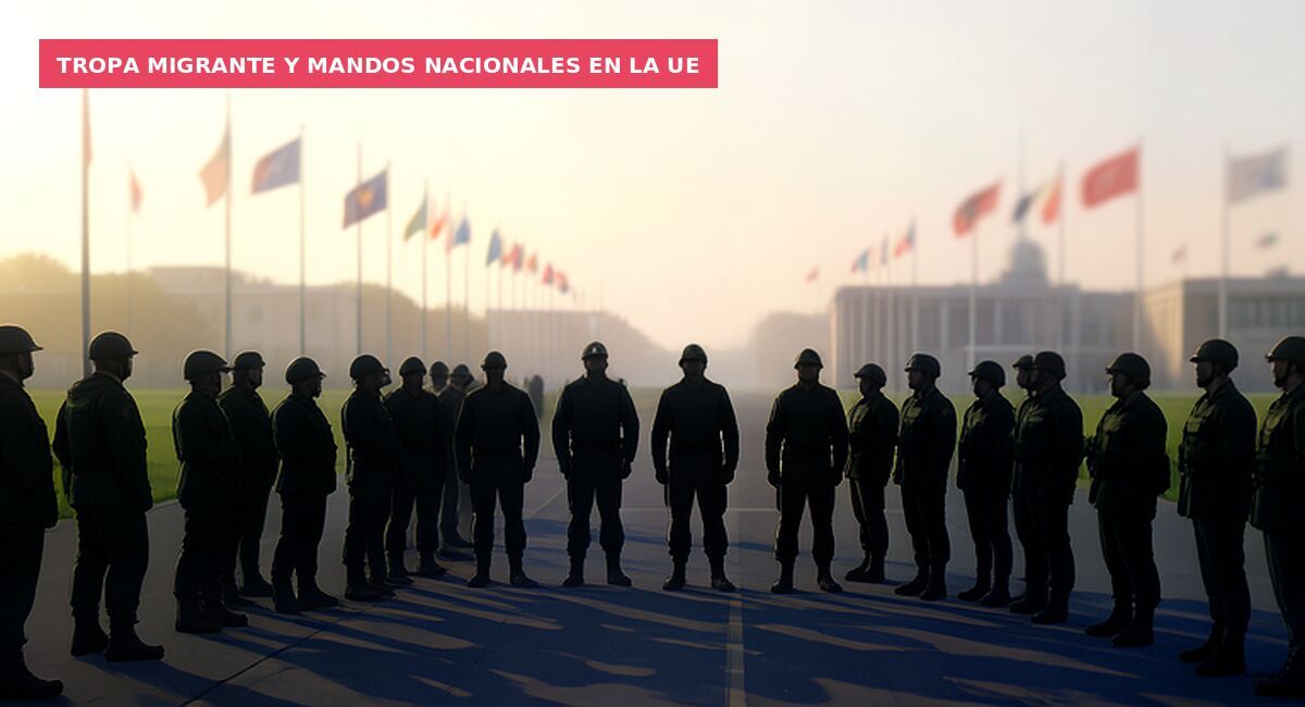 Tropa migrante y mandos nacionales en la UE
