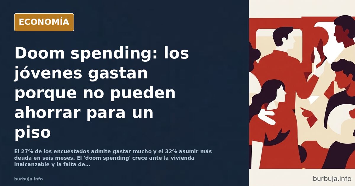 Ilustración editorial de una mano joven sosteniendo una tarjeta de crédito frente a una vidriera de tienda de lujo, con fondo