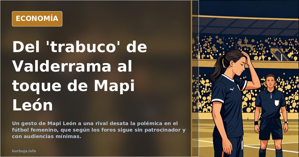 Polémica en el fútbol femenino por un gesto de Mapi León