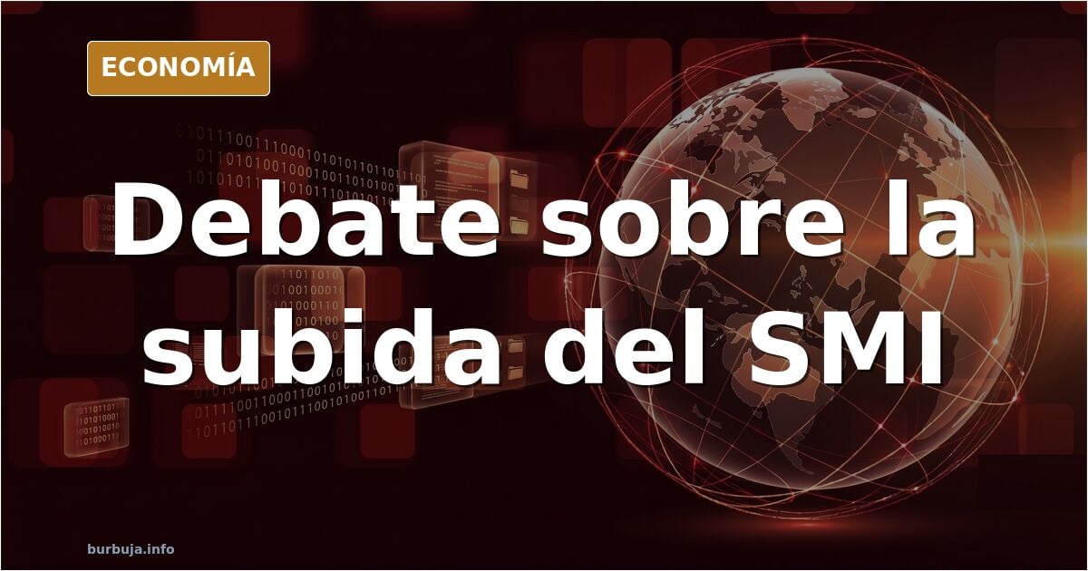 Ilustración editorial de una trabajadora del hogar revisando una nómina con la subida del SMI y el descuento del IRPF