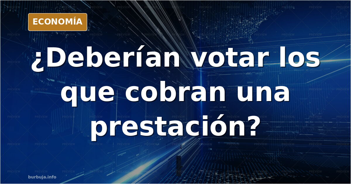 Ilustración editorial de una urna electoral con billetes de euro saliendo de ella, en tonos azul marino y dorado