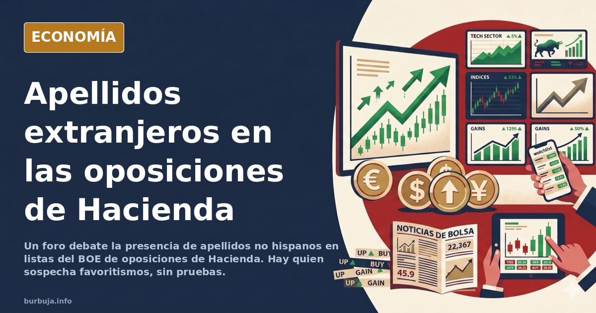 Debate por apellidos extranjeros en oposiciones de Hacienda