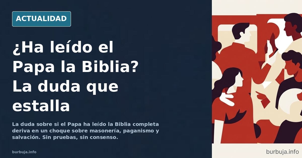 Retrato editorial del Papa Francisco con un libro abierto en primer plano, en tonos neutros y luz natural