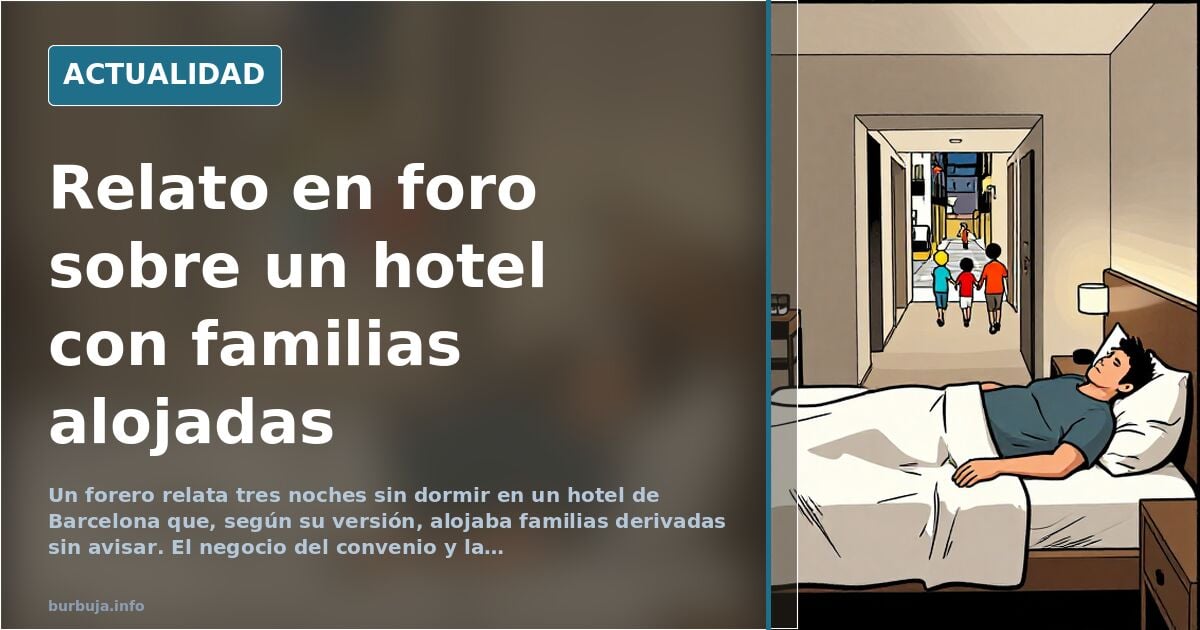 Barcelona hotel guests unaware of migrant housing