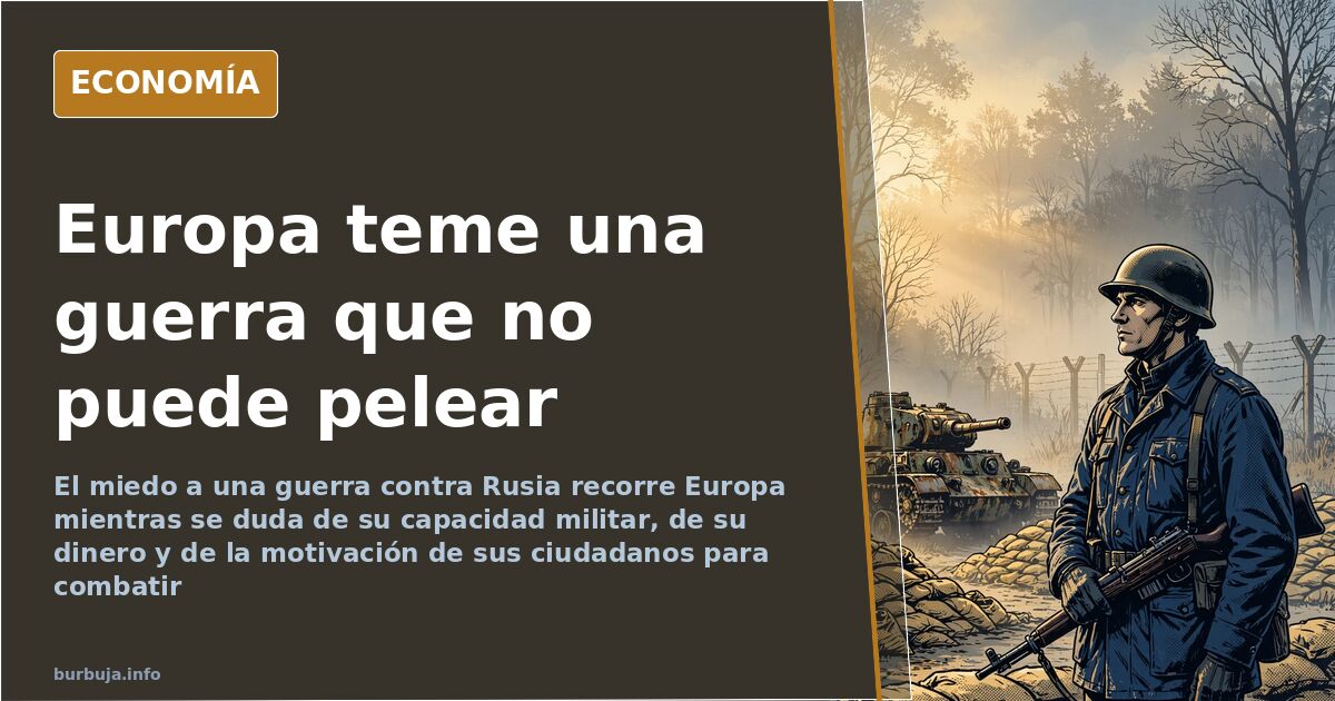 Europa y el miedo a una guerra que no puede librar