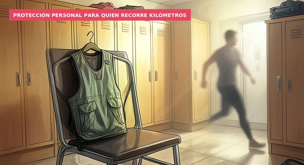 Protección personal para quien recorre kilómetros