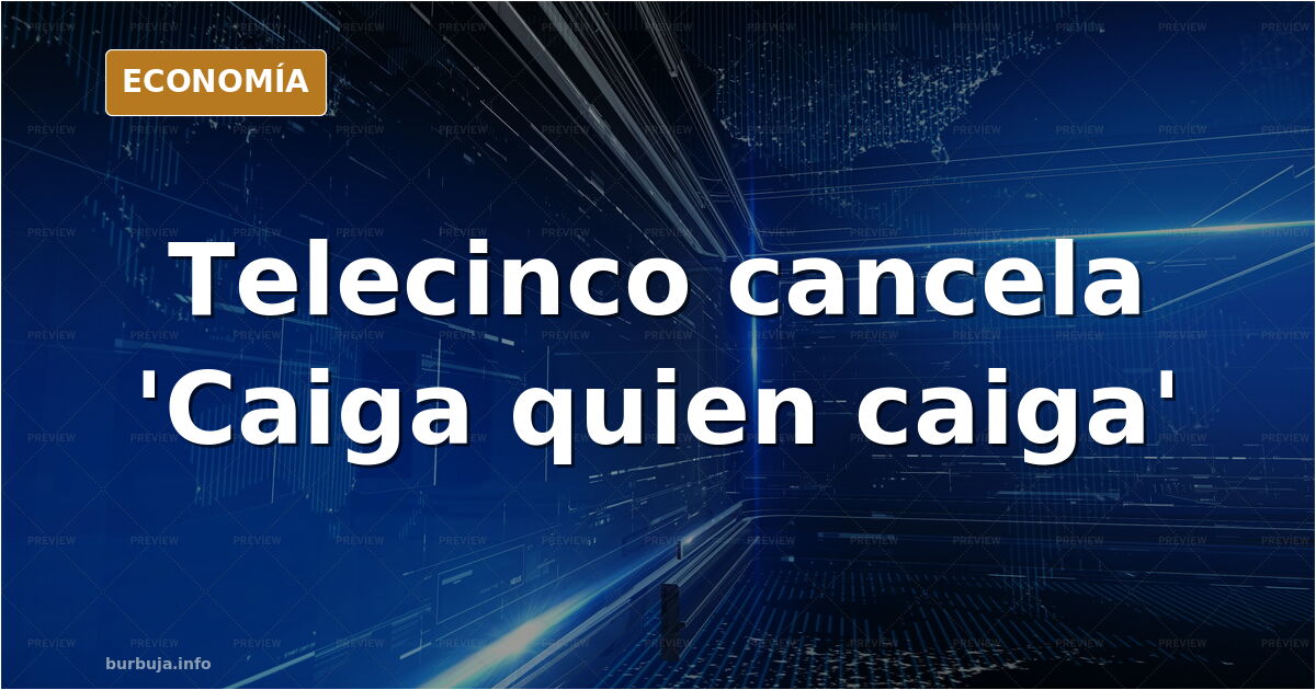 Plató de televisión vacío con focos apagados y una silla de presentador en el centro, ilustración editorial sobre la cancelac
