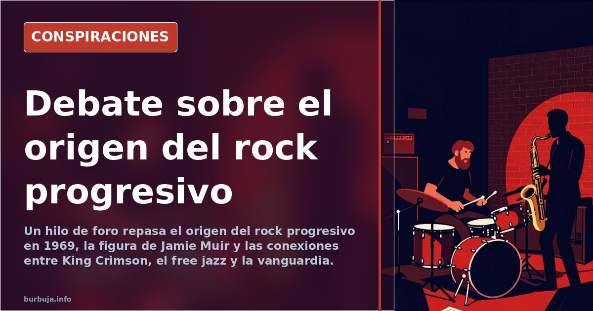 Forum Debate: Progressive Rock Origins and Jamie Muir's Legacy