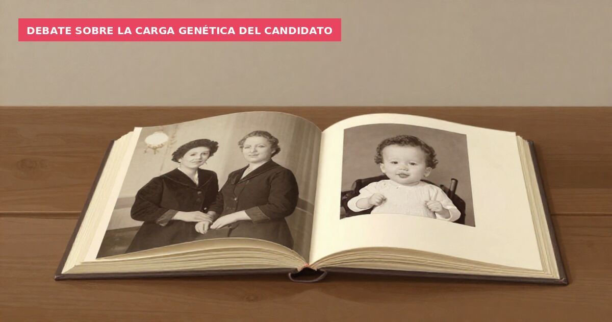 Debate sobre la carga genética del candidato