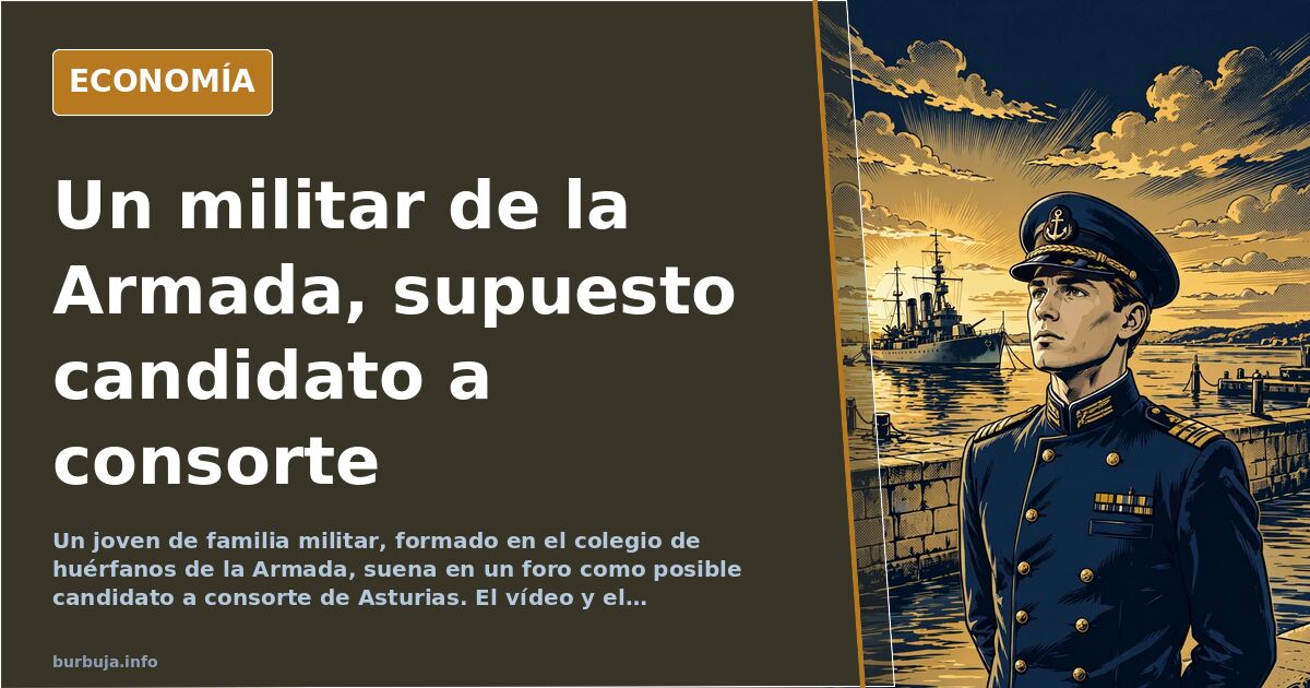Un militar de la Armada, supuesto candidato a consorte