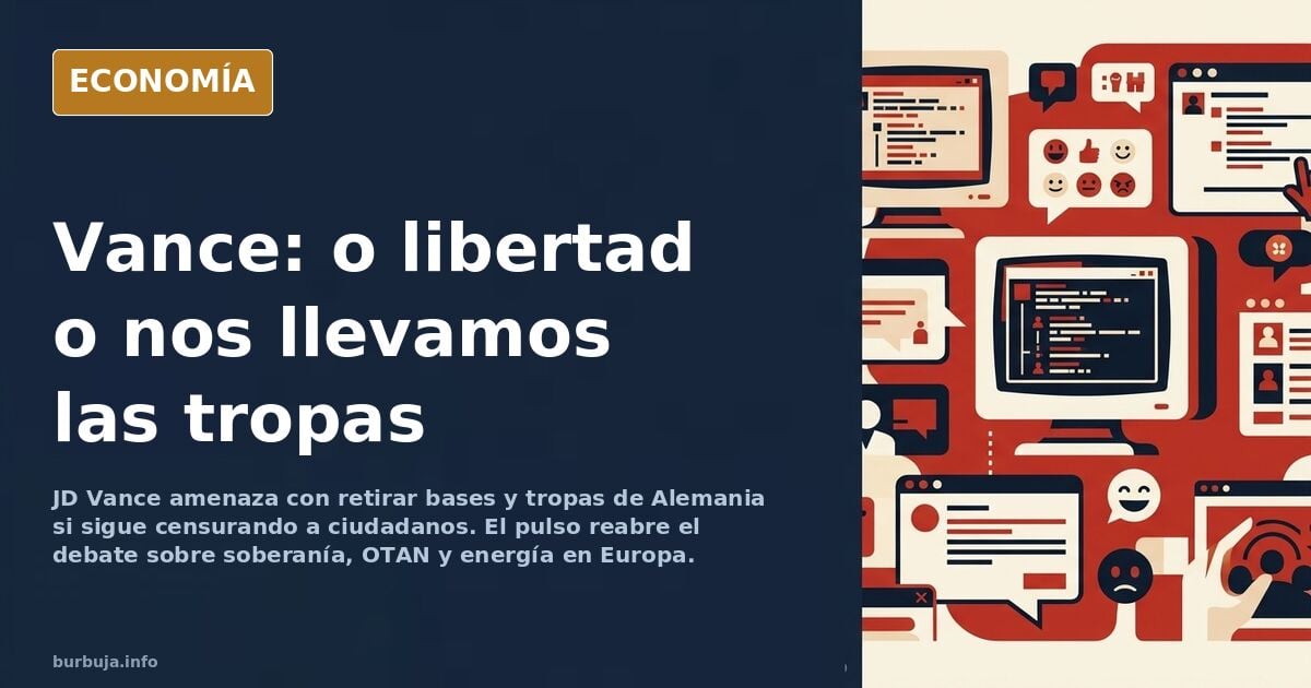 Vance amenaza con retirar las bases de EEUU en Alemania