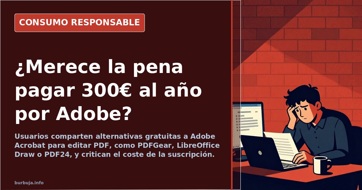 Alternativas gratuitas a Adobe Acrobat para editar PDF