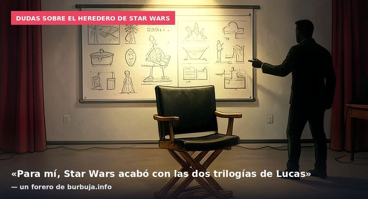 Dudas sobre el heredero de Star Wars: «Para mí, Star Wars acabó con las dos trilogías de Lucas» — un forero de burbuja.info