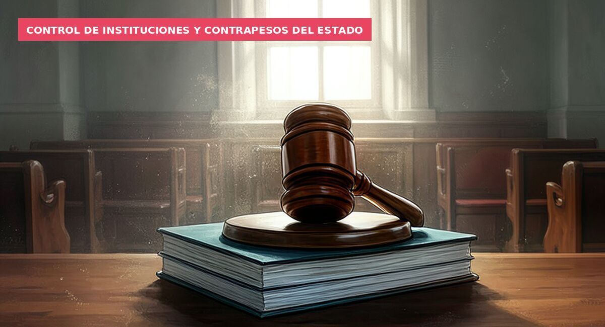 Control de instituciones y contrapesos del Estado