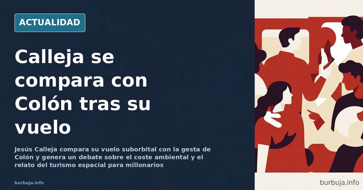 Jesús Calleja en un vuelo suborbital comparado con la gesta de Colón, en una imagen de archivo