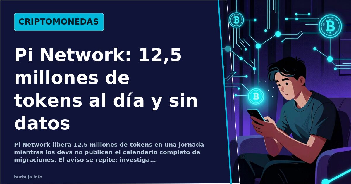 Pi Network Preisdruck durch tägliche Freigabe von 12,5 Mio. Tokens