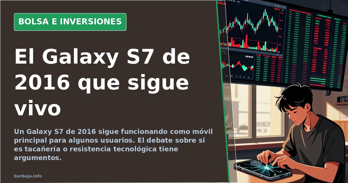 El Galaxy S7 de 2016 que algunos siguen usando como móvil principal