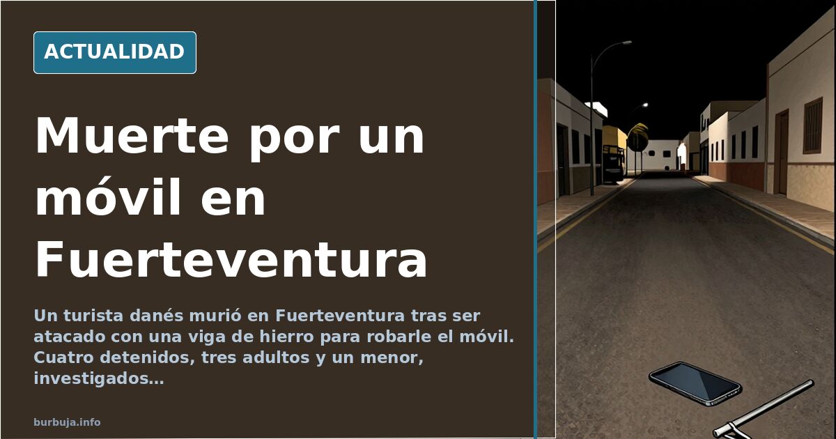 Cuatro detenidos por la muerte de un turista danés en Fuerteventura