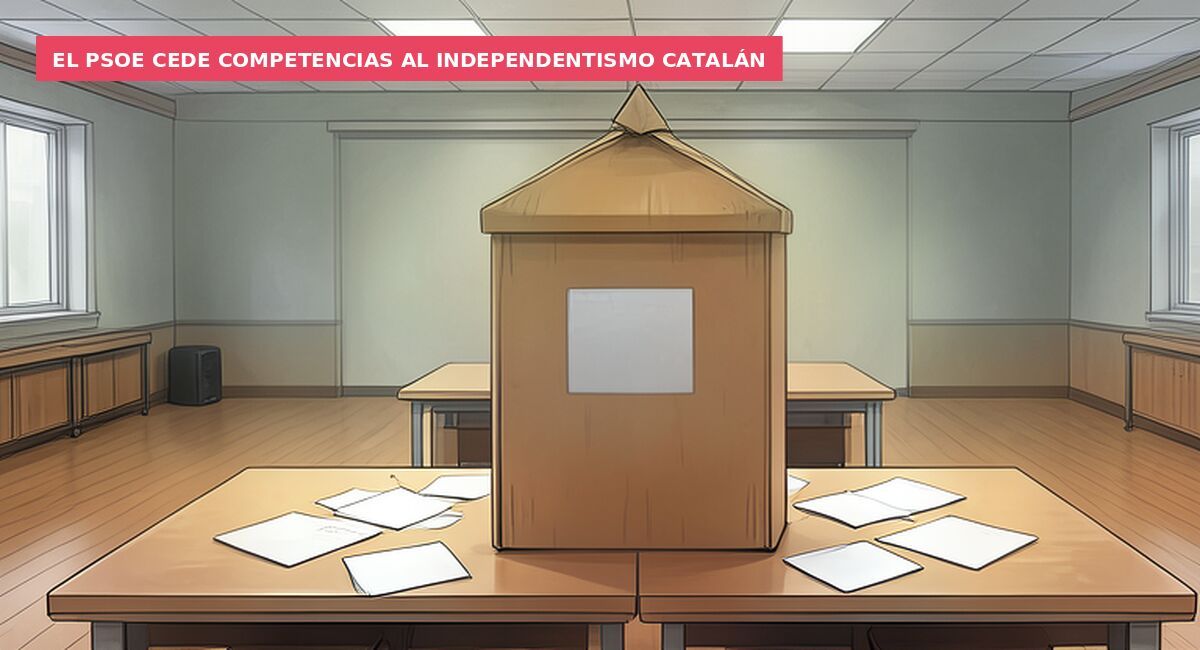 El PSOE cede competencias al independentismo catalán