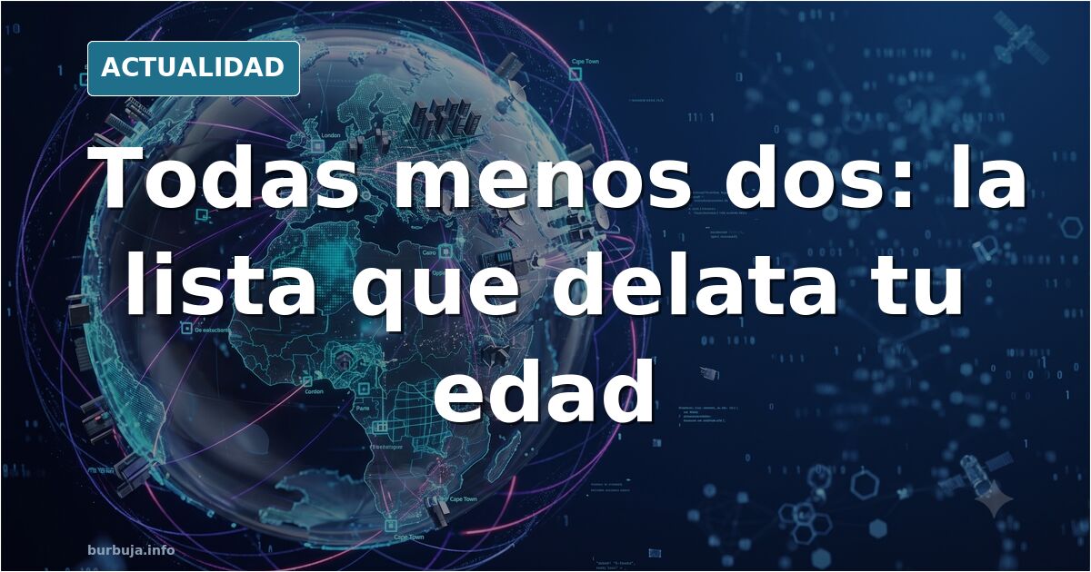 Veinte tecnologías que dividen generaciones en el foro