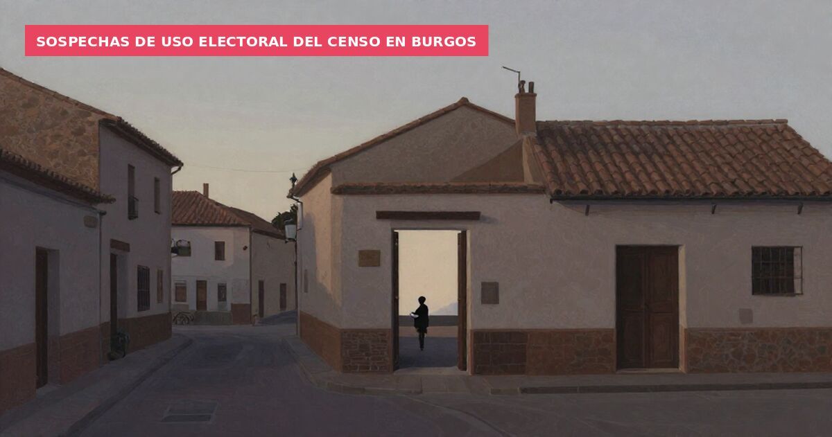 Sospechas de uso electoral del censo en Burgos