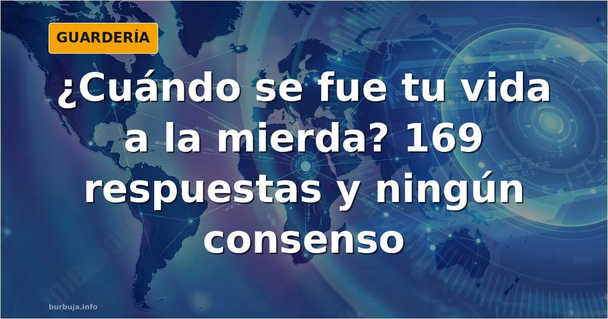 El día en que la vida se fue a la mierda: los umbrales que nadie marca en el calendario
