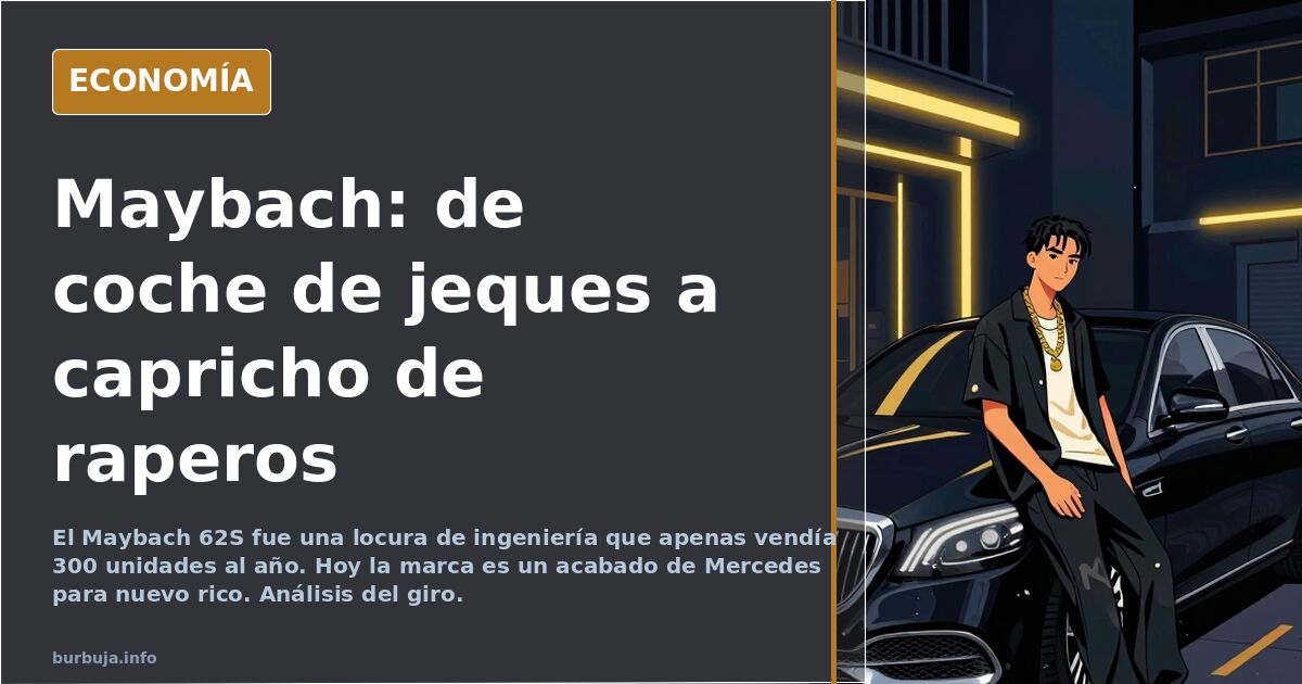 Maybach: del lujo clásico al sello del nuevo rico