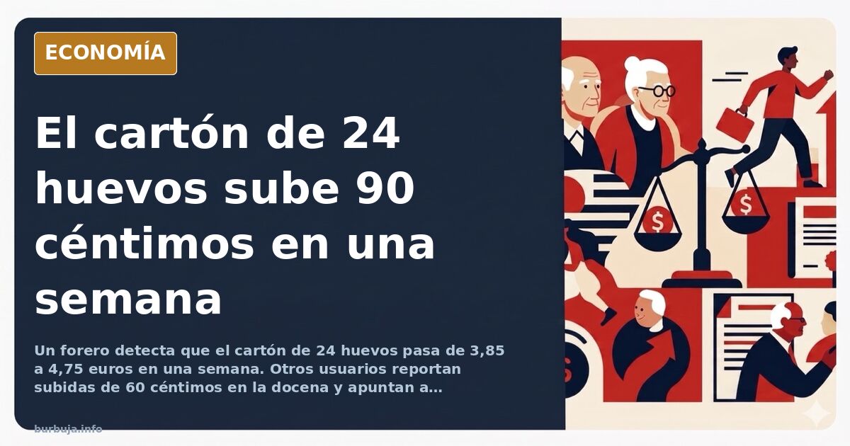 Cartón de huevos en la estantería de un supermercado con etiqueta de precio visible