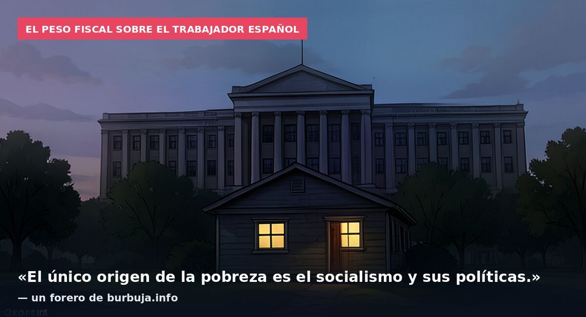 El peso fiscal sobre el trabajador español: «El único origen de la pobreza es el socialismo y sus políticas.» — un forero de burbuja.info