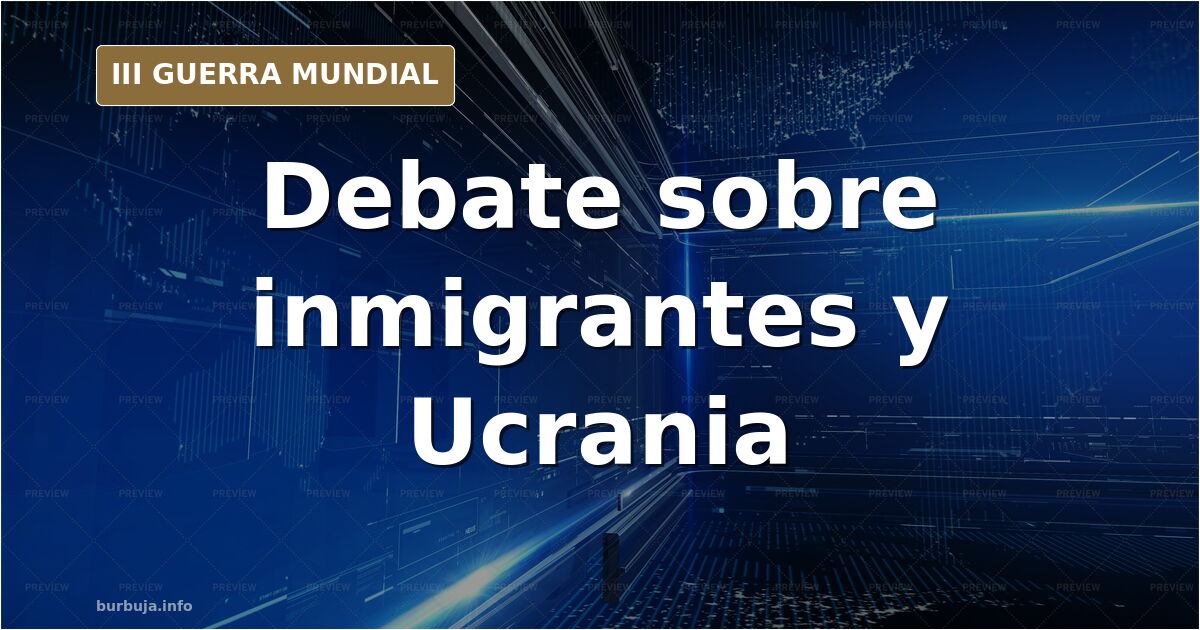 Ilustración documental desaturada con siluetas de equipo militar y mapa de Europa, reflejando el debate sobre el envío de inm