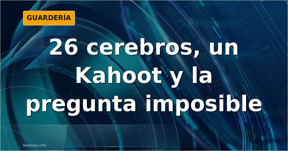 Ilustración de varios jugadores con móviles respondiendo un test de cultura general en Kahoot