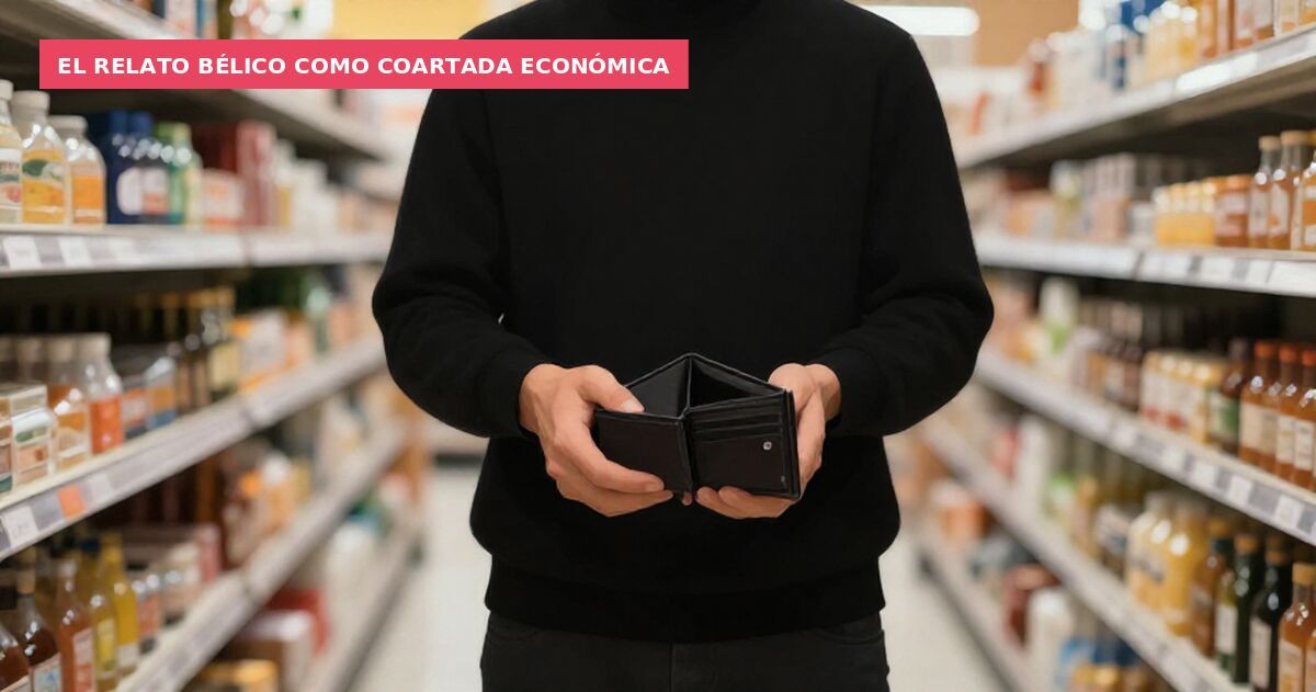 El relato bélico como coartada económica