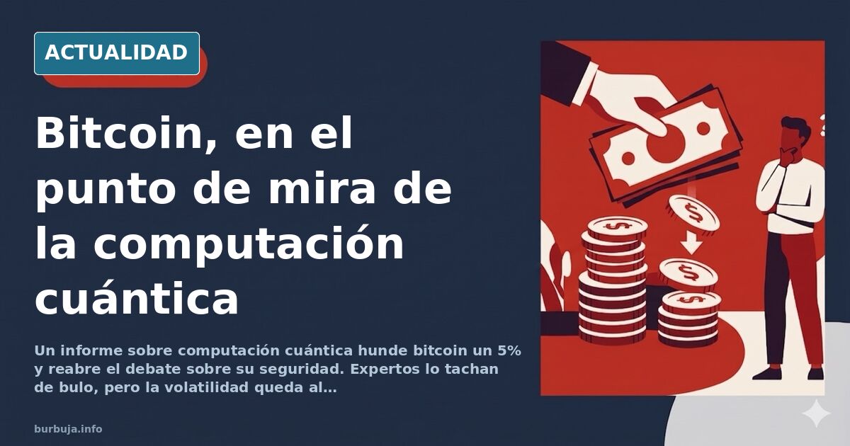 Un estudio sobre criptografía cuántica aviva el miedo a hackeos en bitcoin
