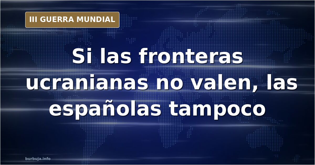 Mapa de Europa desaturado con siluetas de equipo militar y humo lejano en el horizonte